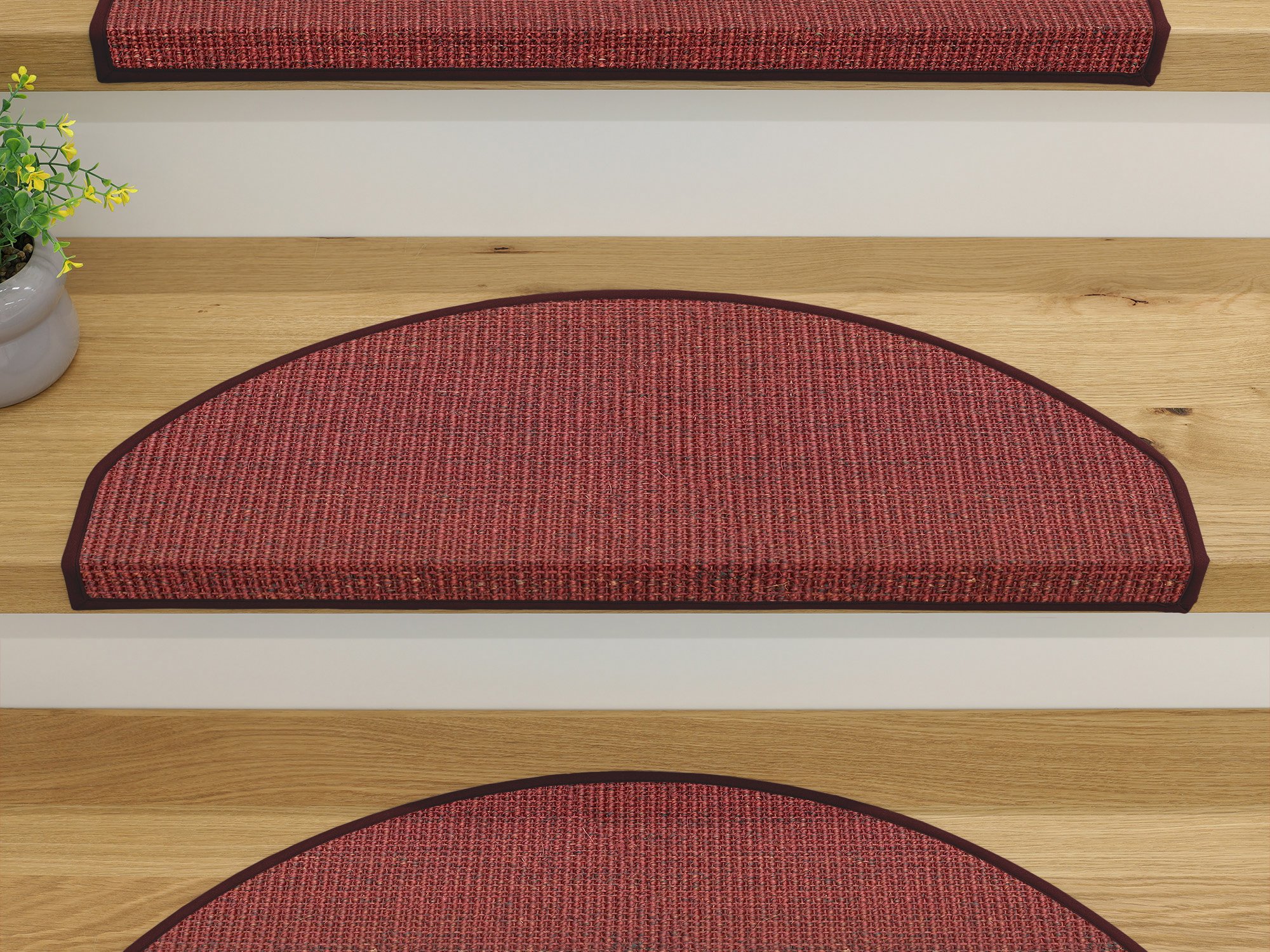 Ruxedo-Murcia-Sisal-Stufenmatte-Paspel-rubinSTAC_stufe-paspel