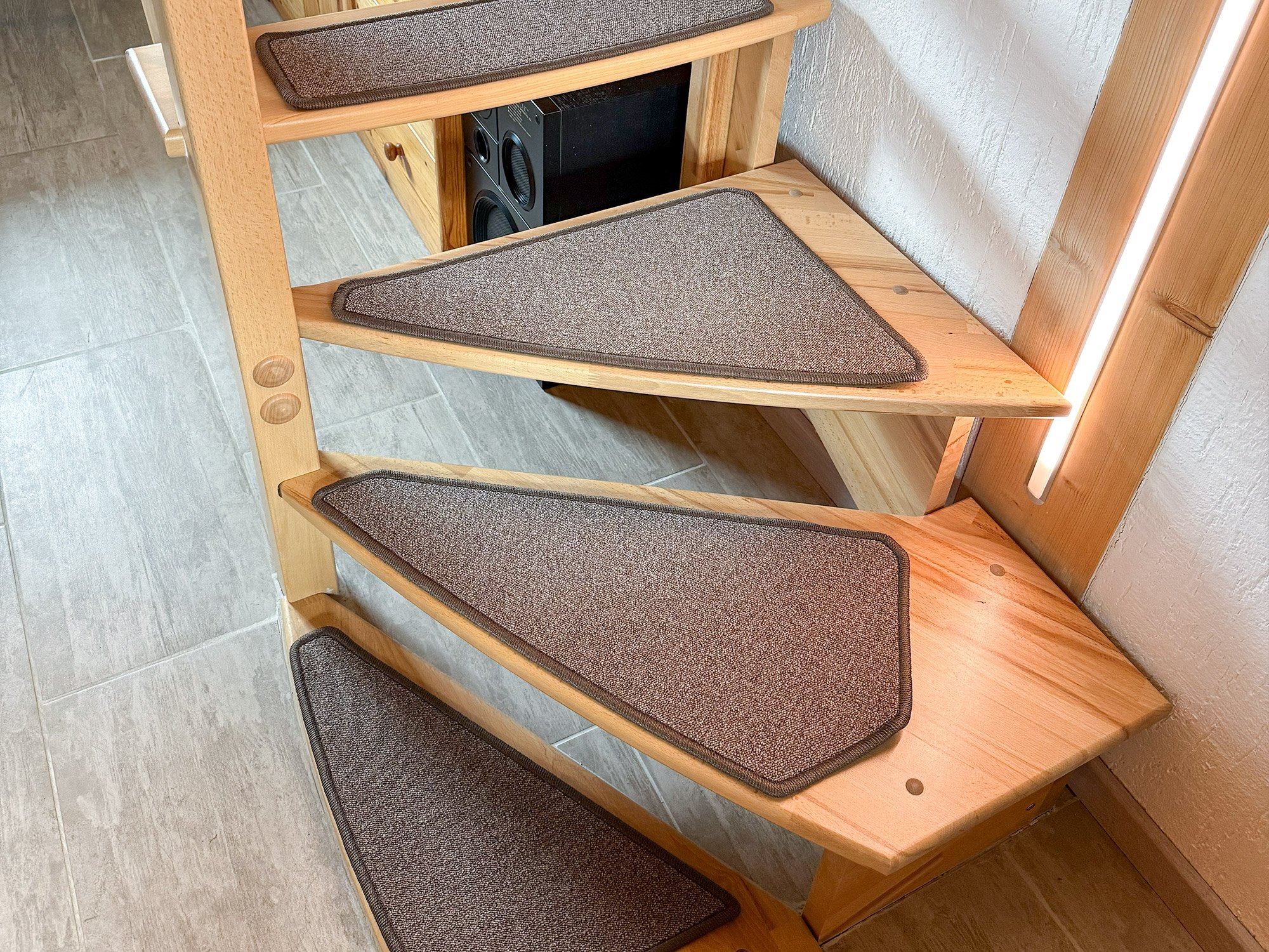 Customized for spiral staircases