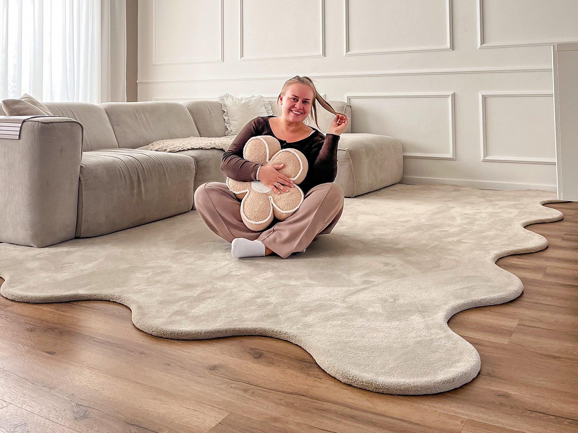 Reginas Traumteppich nach eigener Skizze