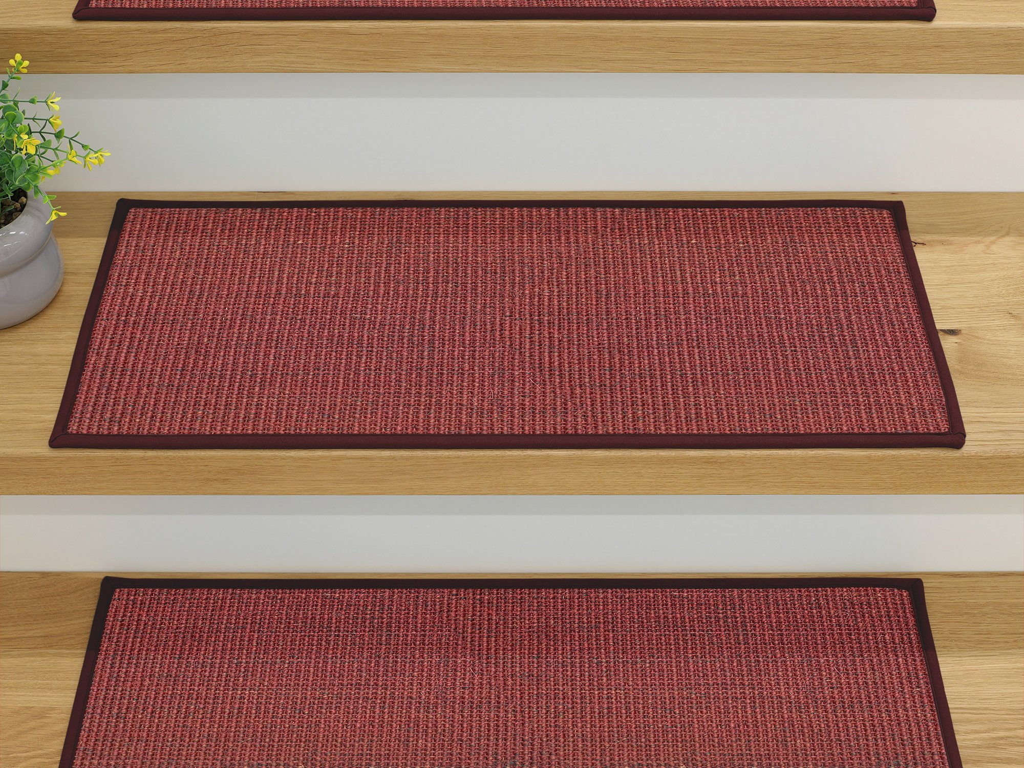 Ruxedo-Murcia-Sisal-Stufenmatte-Paspel-rubinSTOBC_stufe-paspel