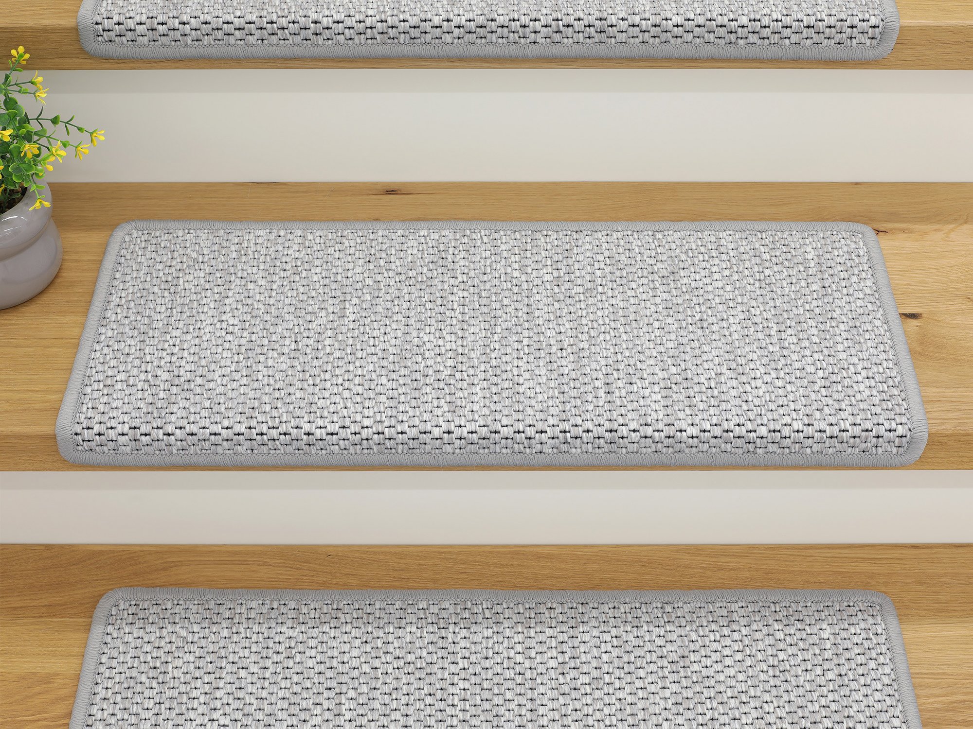 Ruxedo-Mailo-Kurzflor-Stufenmatte-Kettel-light-greySTBC_stufe-kettel
