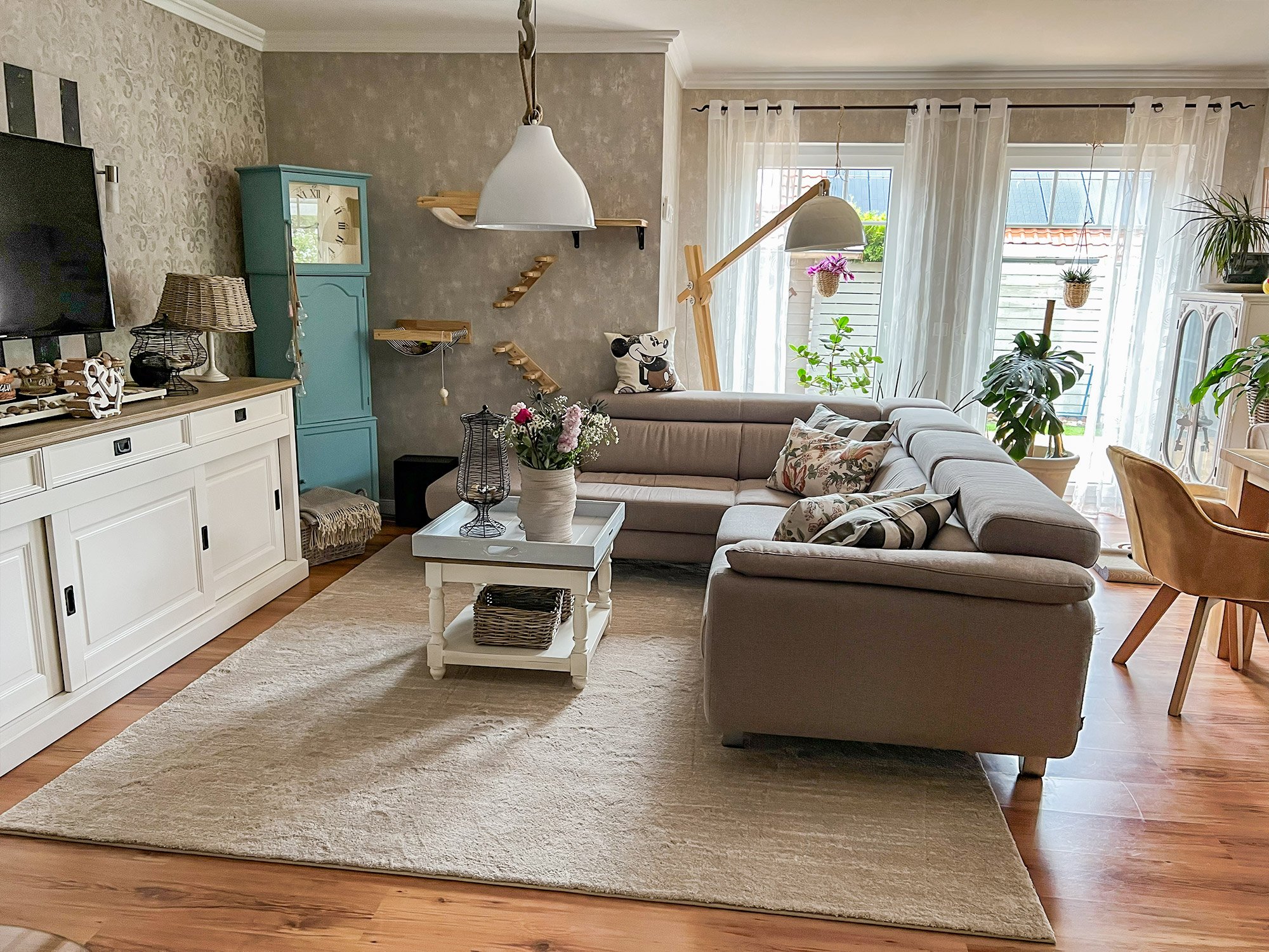 Ruxedo-Hochflorteppich-Carlotta-Beige-Rechteck-Raumbild-Wohnzimmer-01