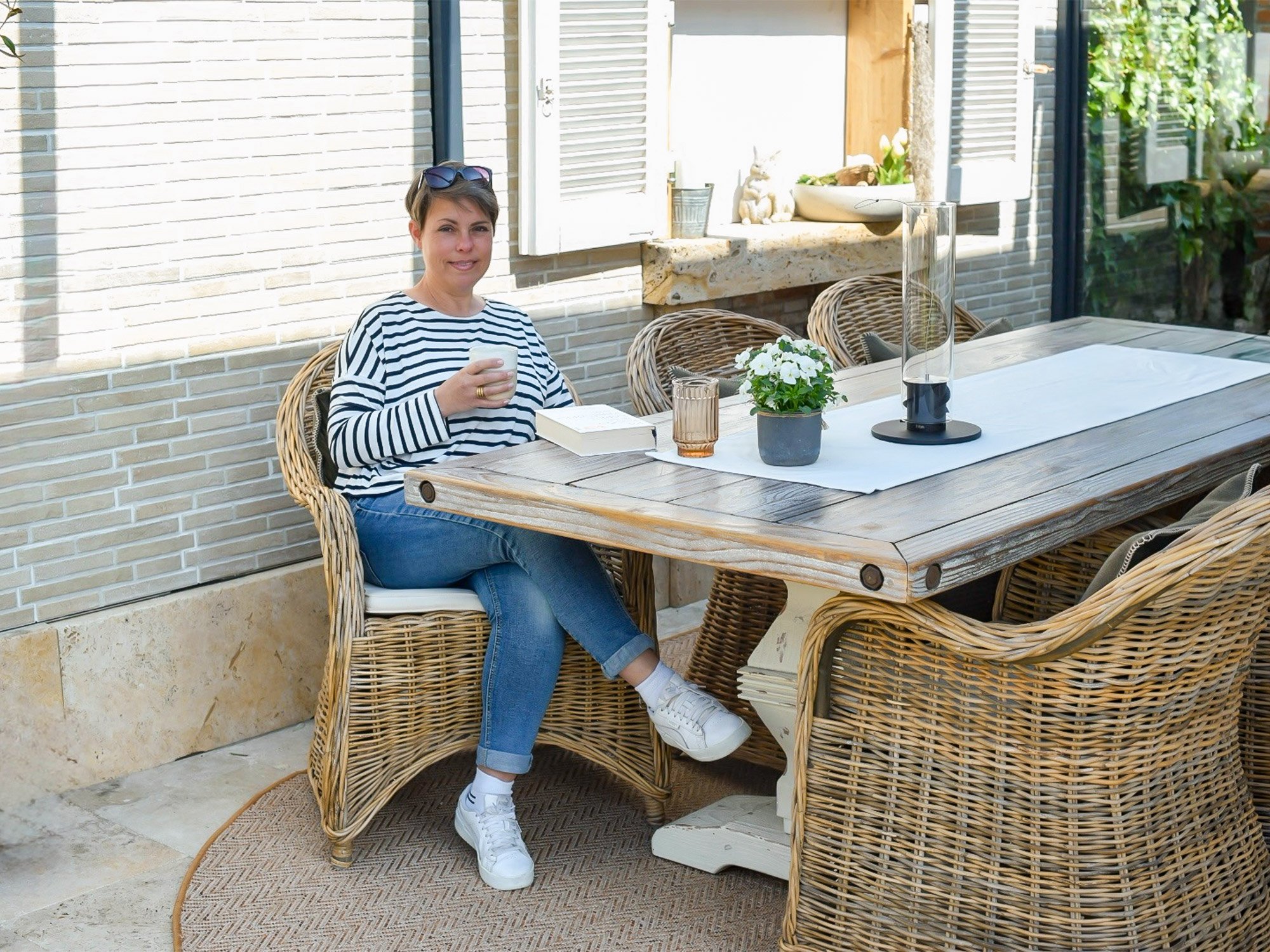 Steffis rustikaler Outdoorbereich